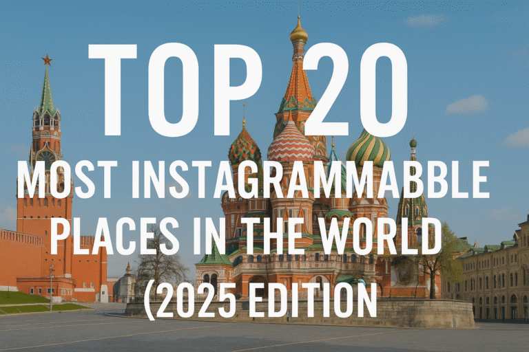Top 20 Most Instagrammable Places in the World (2025 Edition)