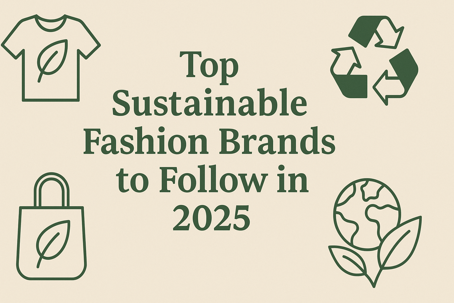 Top Sustainable Fashion Brands to Follow in 2025