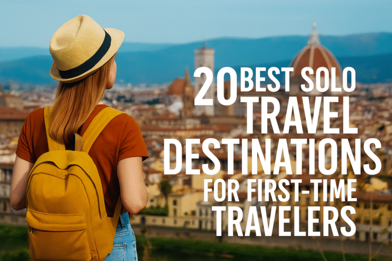 20 Best Solo Travel Destinations for First-Time Travelers