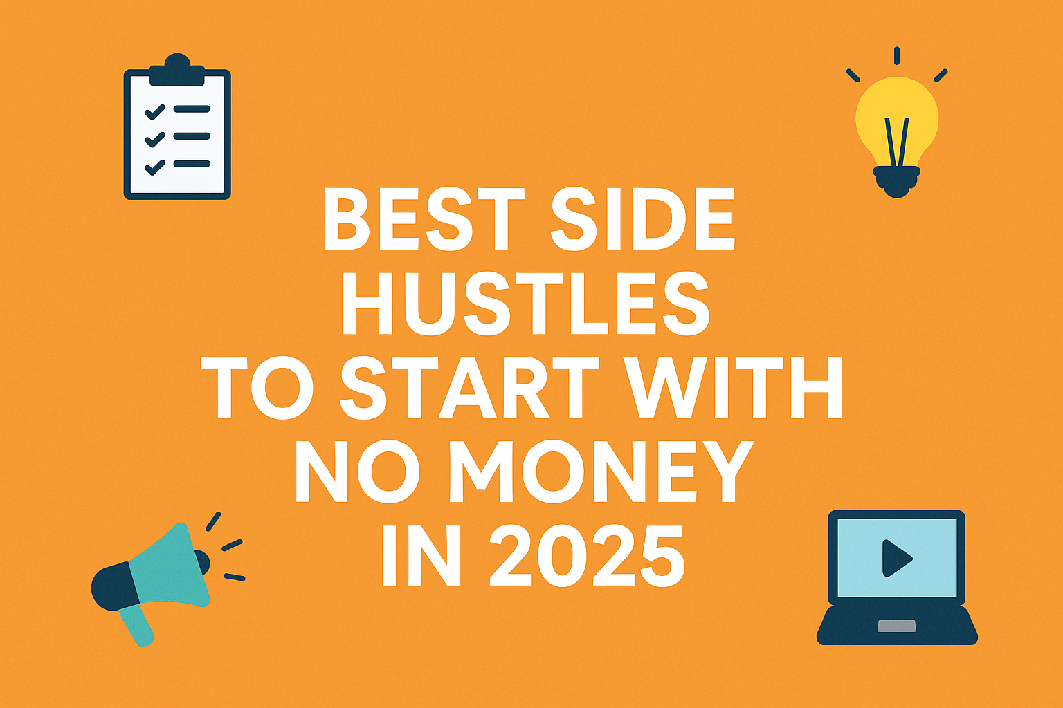 Best Side Hustles to Start with No Money in 2025